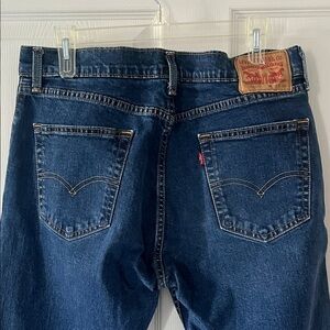 Men’s 505 Levi's Dark Blue Denim Jeans 35x30